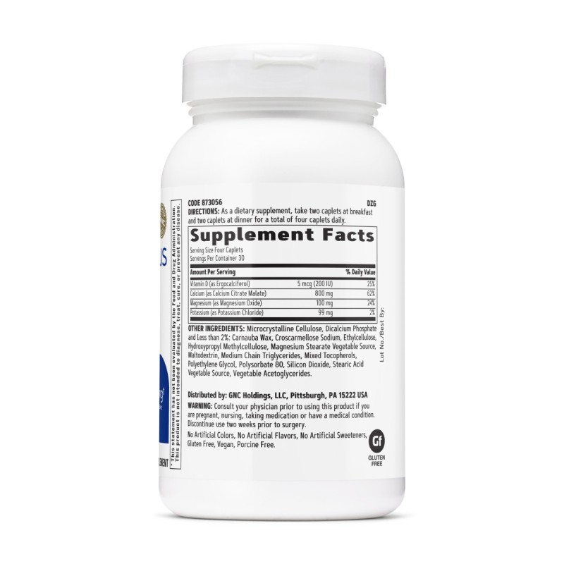 Gnc Calcimate Plus Calciu 800 Mg Cu Magneziu Si Vitamina D-3, 120 Tb
