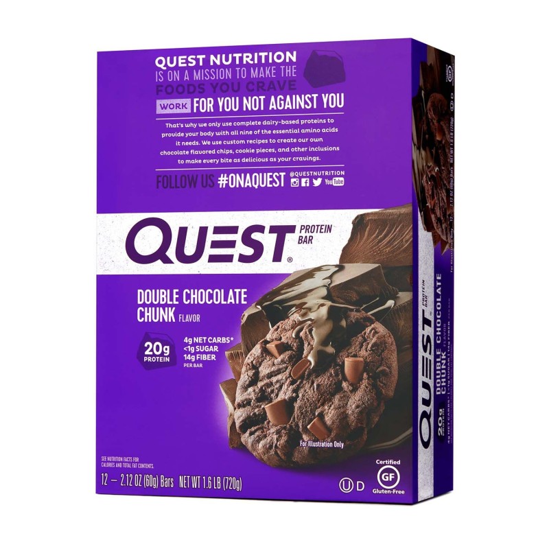 Quest Protein Bar, Baton Proteic, Cu Aroma De Ciocolata, 60g