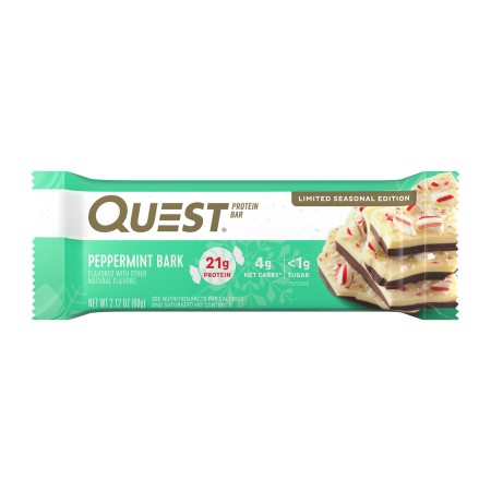 Quest Protein Bar, Baton Proteic Cu Aroma De Peppermint Bark, 60 G