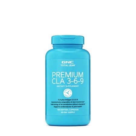 Total Lean Premium Cla 3-6-9, Acid Linoleic Conjugat Si Omega 3-6-9 (120 Capsule), GNC