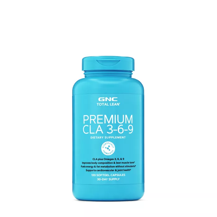 Total Lean Premium Cla 3-6-9, Acid Linoleic Conjugat Si Omega 3-6-9 (120 Capsule), GNC