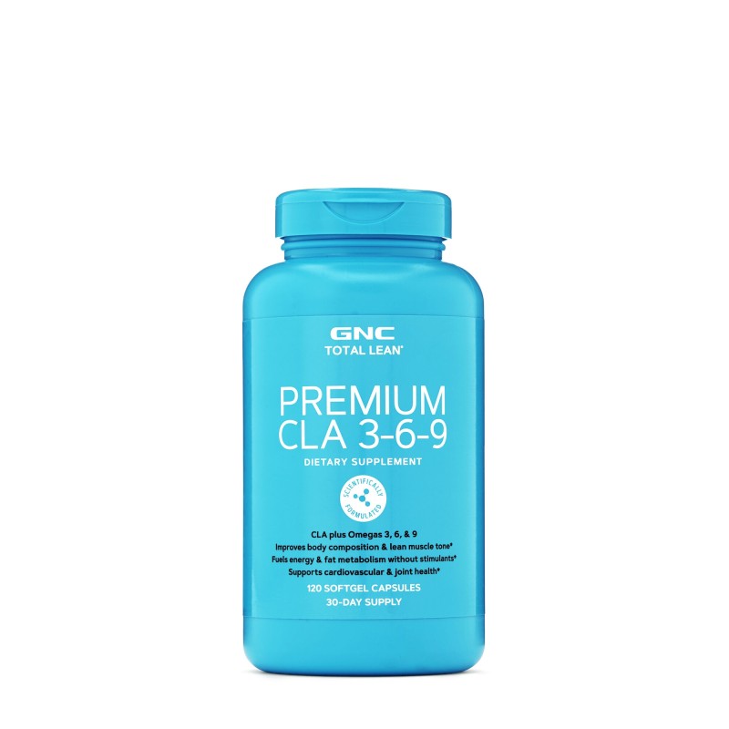 Total Lean Premium Cla 3-6-9, Acid Linoleic Conjugat Si Omega 3-6-9 (120 Capsule), GNC