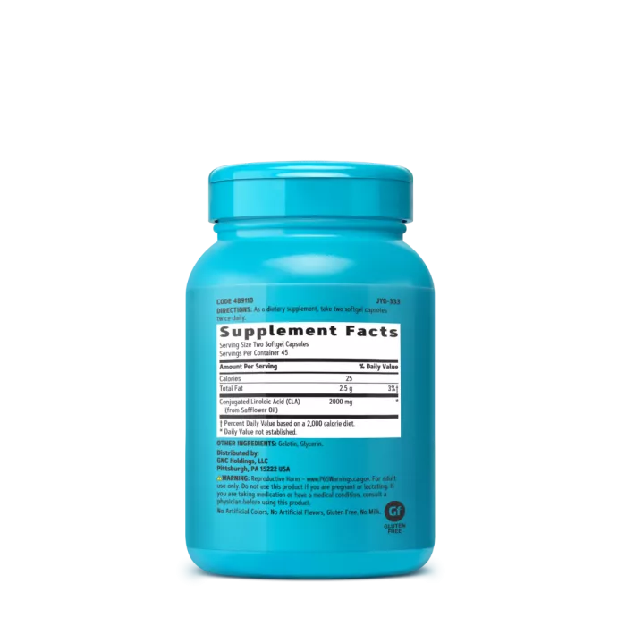 Gnc Total Lean Cla, Acid Linoleic Conjugat, 90 Cps Gnc Total Lean Cla, Acid Linoleic Conjugat, 90 Cps