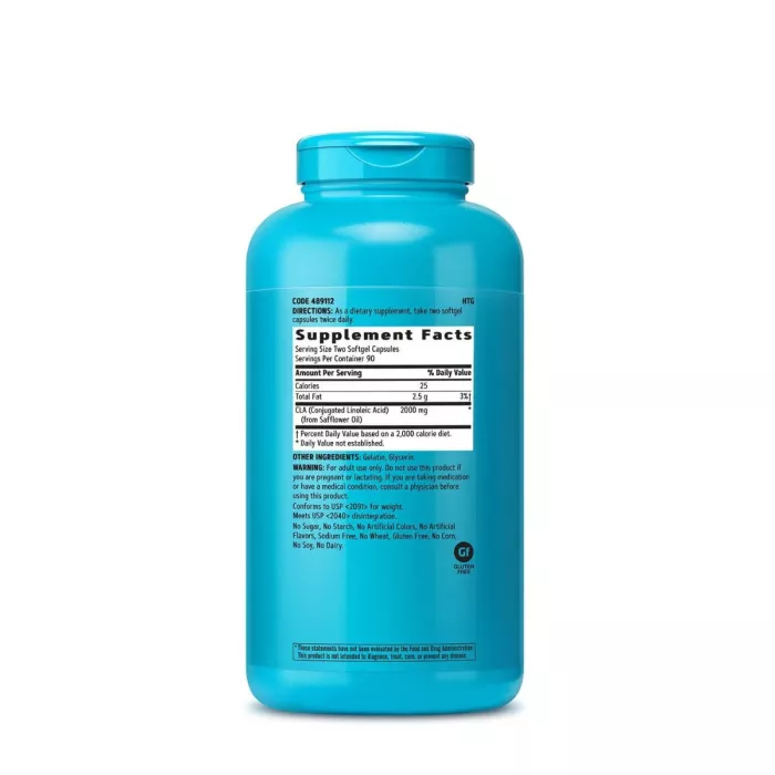Gnc Total Lean Cla, Acid Linoleic Conjugat, 180 Cps Gnc Total Lean Cla, Acid Linoleic Conjugat, 180 Cps