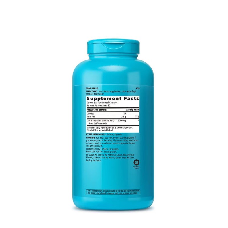 Gnc Total Lean Cla, Acid Linoleic Conjugat, 180 Cps