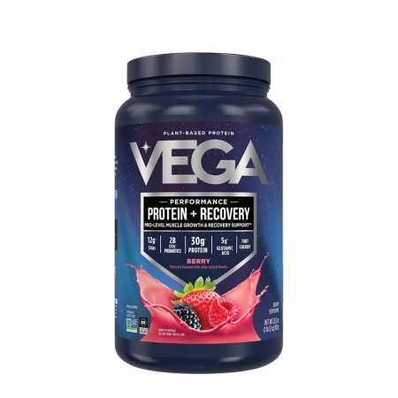 Proteina vegetala cu aroma de fructe de padure (801 g), GNC Live Well