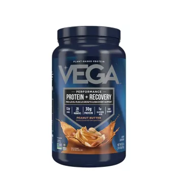 Vega Sport Premium Protein, Proteina Vegetala Premium Cu Aroma De Unt De Arahide, 815 G