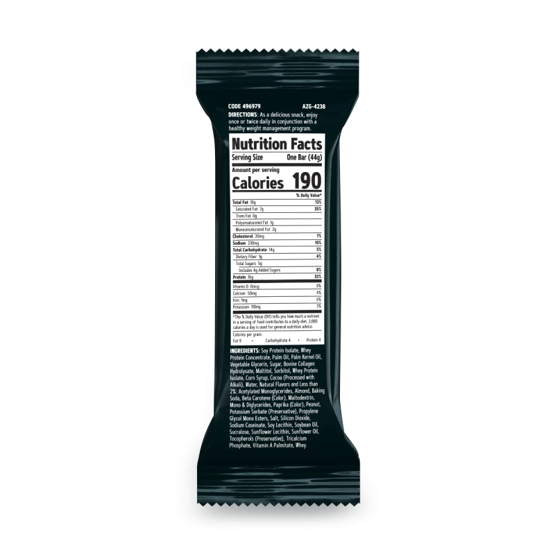 Gnc Total Lean Layered Lean Bar, Baton Proteic Cu Aroma De Caramel Si Cocos, 44 G