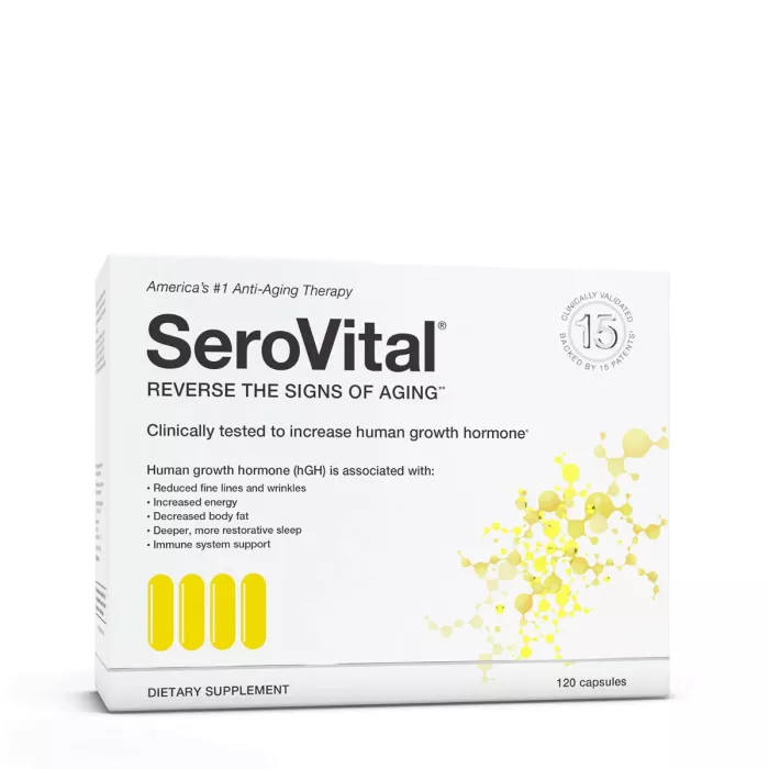 Serovital Reverse The Signs Of Aging, Formula Avansata Pentru Productia Naturala A Hormonului De Crestere Hgh Cu Lizina, 120 Cps Serovital Reverse The Signs Of Aging, Formula Avansata Pentru Productia Naturala A Hormonului De Crestere Hgh Cu Lizina, 120 Cps