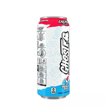 Ghost Energy Drink With ‘merica Pop Flavor, Bautura Energizanta Cu Aroma De ‘merica Pop, 473 Ml