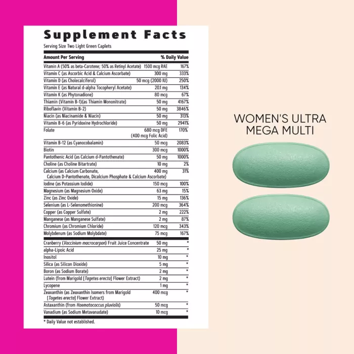 Gnc Women’ S Ultra Mega Vitapak Program, Complex De Multivitamine Pentru Femei, 30 Pachetele Gnc Women’ S Ultra Mega Vitapak Program, Complex De Multivitamine Pentru Femei, 30 Pachetele