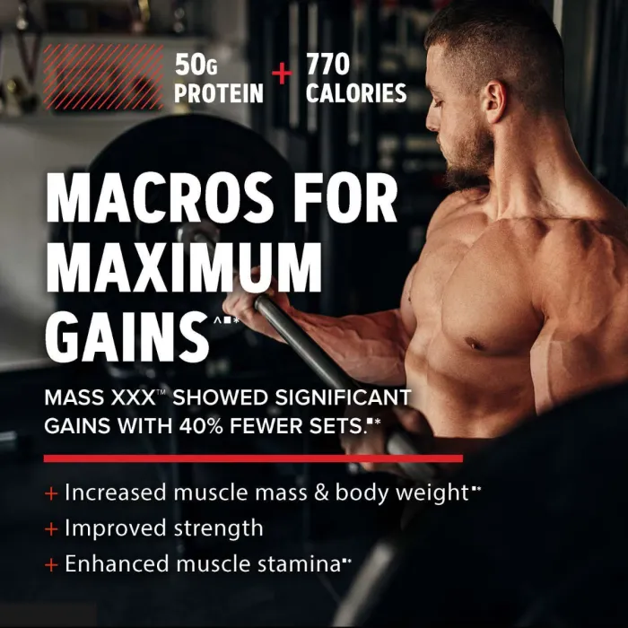 Gnc Amp Mass, Gainer Proteic, Cu Aroma De Biscuiti Si Frisca, 2691 G