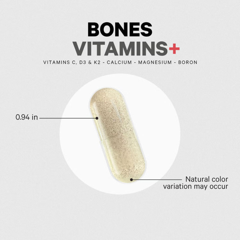 Codeage Bones Vitamins+, Formula Avansata Pentru Sanatatea Oaselor, 90 Cps