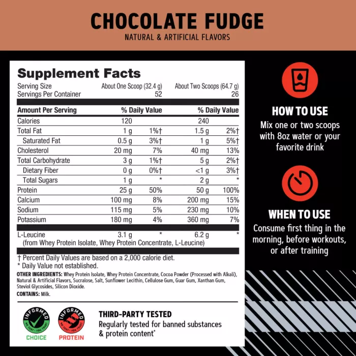 Gnc Amp New Wheybolic, Proteina Din Zer, Studiata Clinic, Cu Aroma De Ciocolata, 1683.20 G