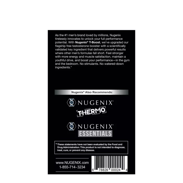 Nugenix T-boost, Formula Avansata Pentru Cresterea Nivelului De Testosterone, 90 Cps Nugenix T-boost, Formula Avansata Pentru Cresterea Nivelului De Testosterone, 90 Cps