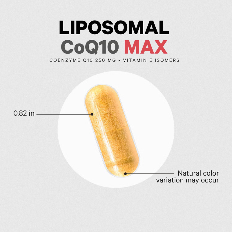 Codeage Liposomal Coq10 Max, Coenzima Q-10 Lipozomala, 60 Cps