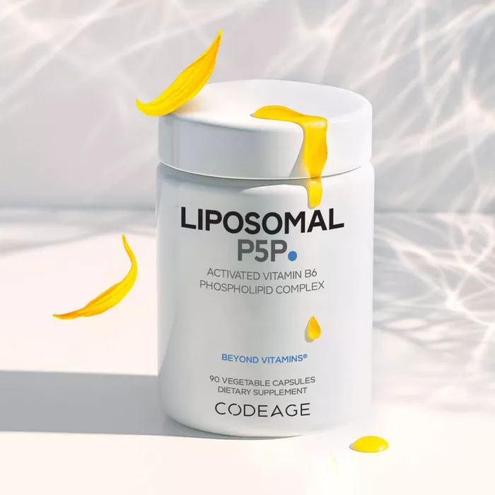 Codeage Liposomal P5p, Vitamina B6 Lipozomala Piridoxal-5-fosfat, 90 Cps