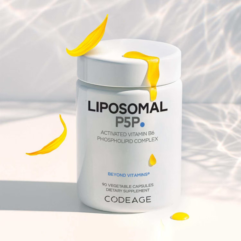 Codeage Liposomal P5p, Vitamina B6 Lipozomala Piridoxal-5-fosfat, 90 Cps