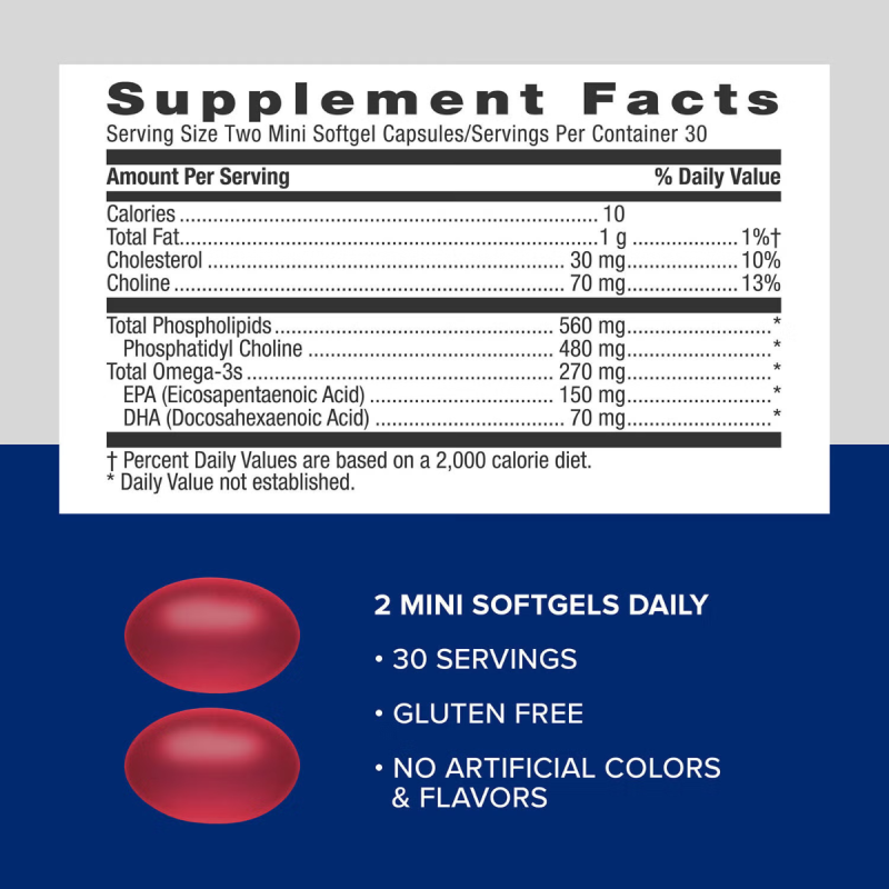 Triple strength ulei de krill (60 Cps), GNC Live Well