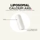 Codeage Liposomal Calcium Akg, Calciu Alfa-ketoglutarat Pentru Energie Celulara Si Longevitate, 60 Cps