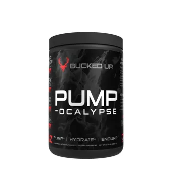 Bucked Up Pump-ocalypse Blood Raz, Pre-workout Cu Aroma De Zmeura Albastra, 388.95 G