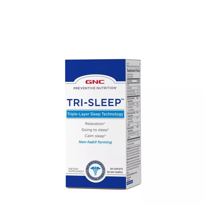 Gnc Preventive Nutrition Tri-sleep, Formula Avansata Triplu-strat Pentru Somn, 60 Tb Gnc Preventive Nutrition Tri-sleep, Formula Avansata Triplu-strat Pentru Somn, 60 Tb