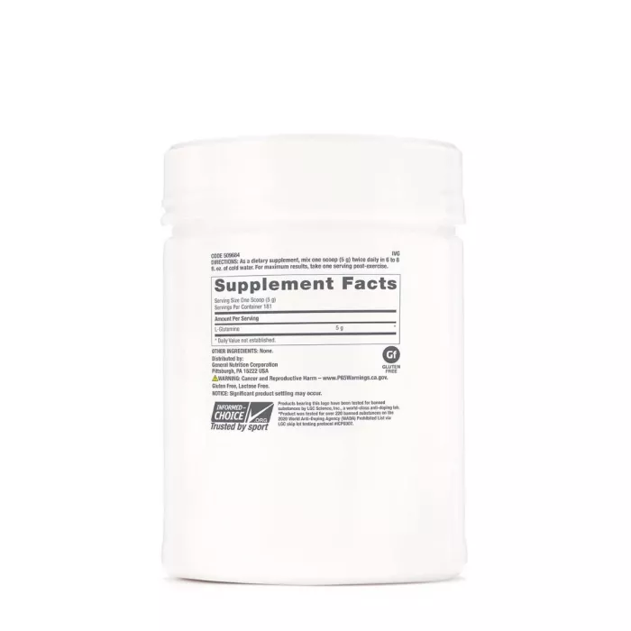 Gnc Pro Performance Micronized L-glutamine 5000 Mg, L-glutamina Micronizata Pudra Fara Aroma, 905 G Gnc Pro Performance Micronized L-glutamine 5000 Mg, L-glutamina Micronizata Pudra Fara Aroma, 905 G