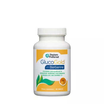 Doctor’s Preferred Glucogold With Berberine, Formula Avansata Pentru Reducerea Glicemiei Cu Berberina, 90 Tb