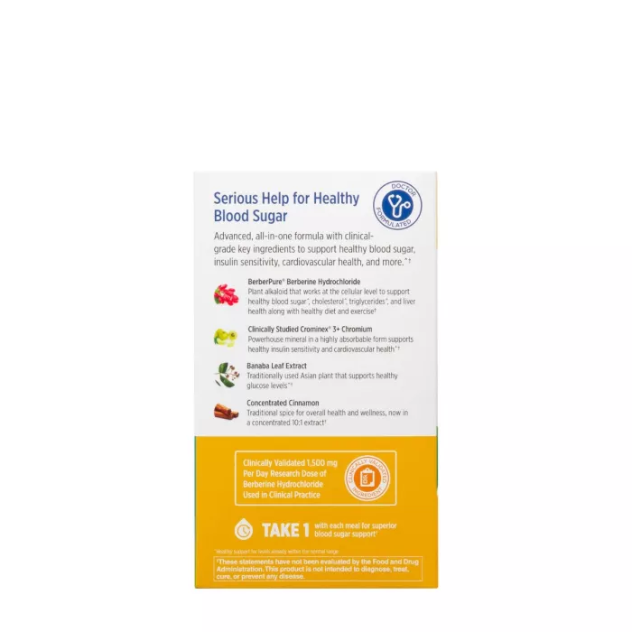 Doctor’s Preferred Glucogold With Berberine, Formula Avansata Pentru Reducerea Glicemiei Cu Berberina, 90 Tb Doctor’s Preferred Glucogold With Berberine, Formula Avansata Pentru Reducerea Glicemiei Cu Berberina, 90 Tb