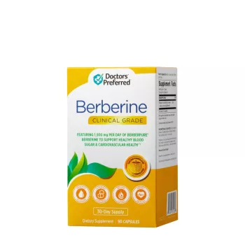 Doctors’ Prefered Berberine Clinical Grade, Berberina 500 Mg, 90 Cps