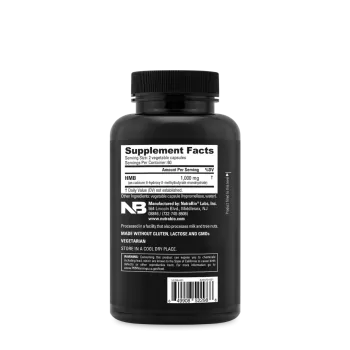 Nutrabio Hmb Strength & Recovery Support, Suport Pentru Forta Si Recuperare Musculara, 120 Cps