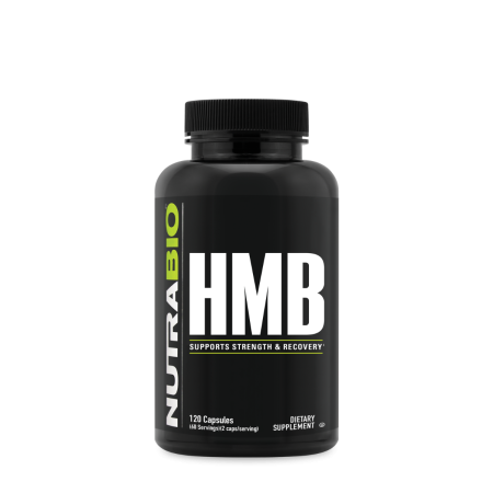Nutrabio Hmb Strength & Recovery Support, Suport Pentru Forta Si Recuperare Musculara, 120 Cps