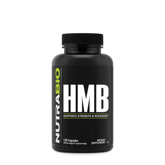 Nutrabio Hmb Strength & Recovery Support, Suport Pentru Forta Si Recuperare Musculara, 120 Cps