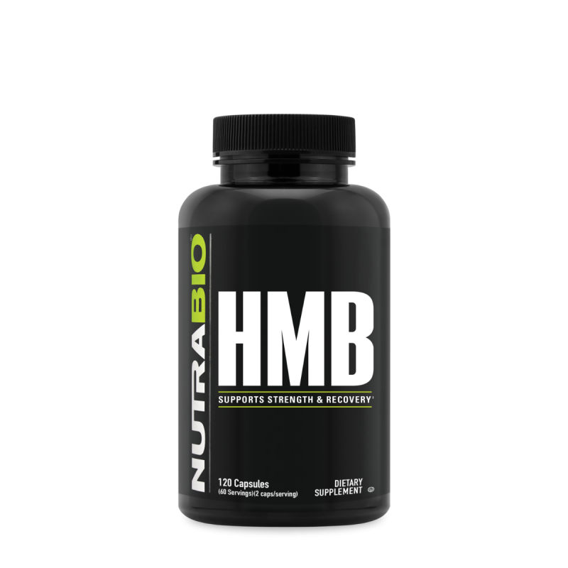Nutrabio Hmb Strength & Recovery Support, Suport Pentru Forta Si Recuperare Musculara, 120 Cps