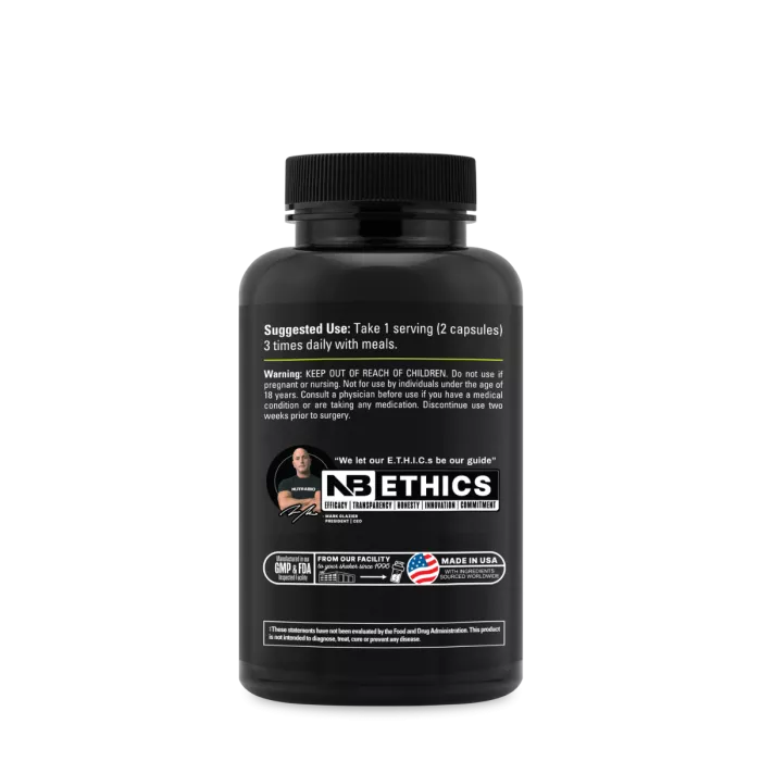 Nutrabio Hmb Strength & Recovery Support, Suport Pentru Forta Si Recuperare Musculara, 120 Cps