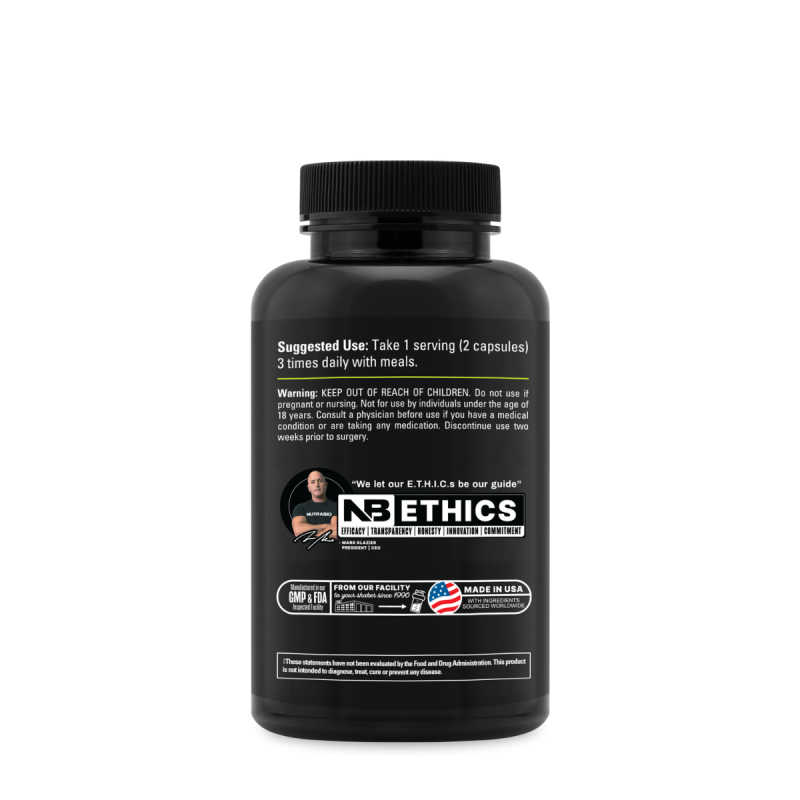 Nutrabio Hmb Strength & Recovery Support, Suport Pentru Forta Si Recuperare Musculara, 120 Cps