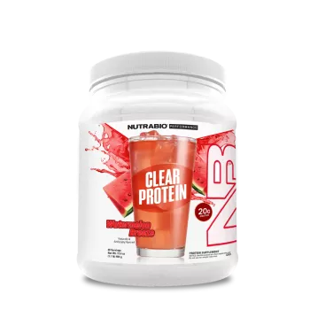 Nutrabio Clear Whey Protein Isolate Fruit Punch, Proteina Izolata Din Zer Cu Textura Transparenta Cu Aroma De Fructe, 511 G