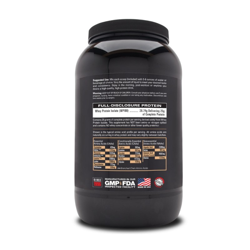 Nutrabio Whey Protein Isolate Chocolate Peanut Butter Bliss, Izolat De Proteina Din Zer Cu Aroma De Ciocolata Si Unt De Arahide, 907 G