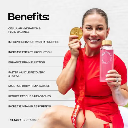 Instant Hydration, Premium Electrolyte Drink Mix, Electroliti Cu Aroma De Cirese Si Lime, 1 Plic, 8,6 G