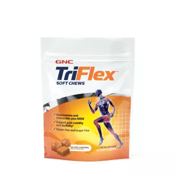 Triflex Soft Chews, caramele cu aroma de caramel sarat (60 caramele), GNC Live Well