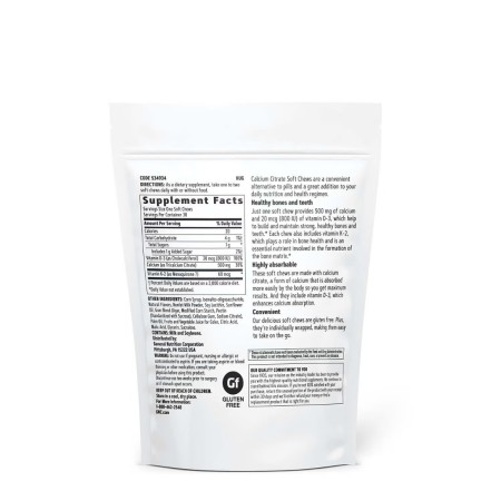 Calciu citrat caramele cu aroma naturala de fructe de padure si frisca (30 caramele), GNC Live Well