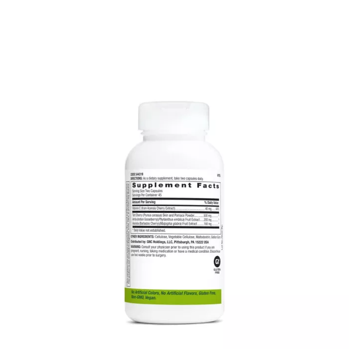 Gnc Superfoods Cherry Complex, Extract De Cirese Amare Pentru Reglarea Acidului Uric, 90 Cps Gnc Superfoods Cherry Complex, Extract De Cirese Amare Pentru Reglarea Acidului Uric, 90 Cps
