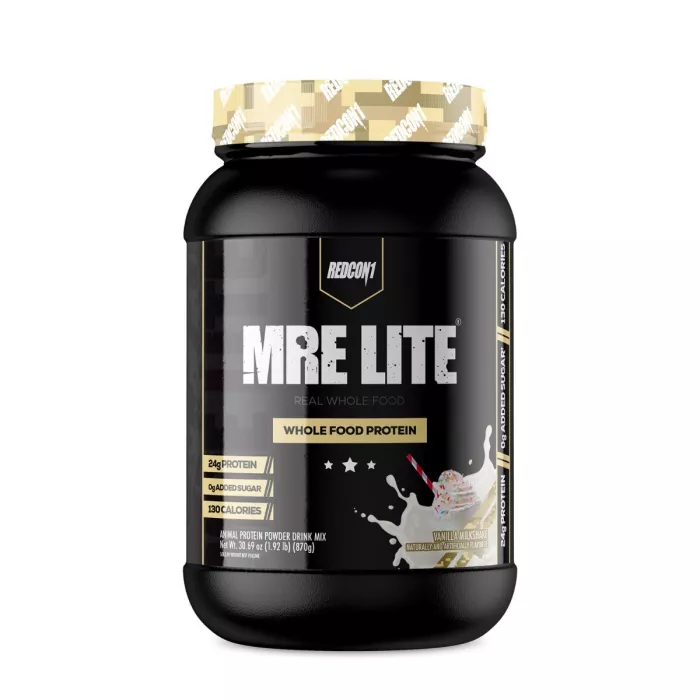 Redcone1 Mre Lite, Proteina De Origine Animala Cu Aroma De Milkshake De Vanilie, 870 G Redcone1 Mre Lite, Proteina De Origine Animala Cu Aroma De Milkshake De Vanilie, 870 G