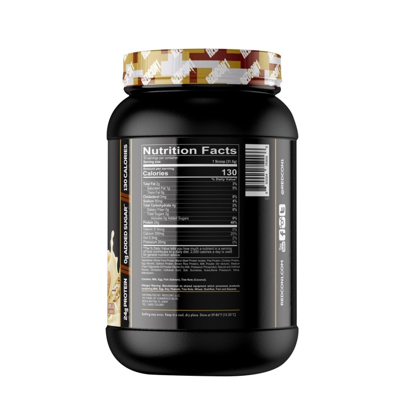 Redcone1 Mre Lite, Proteina De Origine Animala Cu Aroma De Paine Cu Nuci Si Banane, 945 G