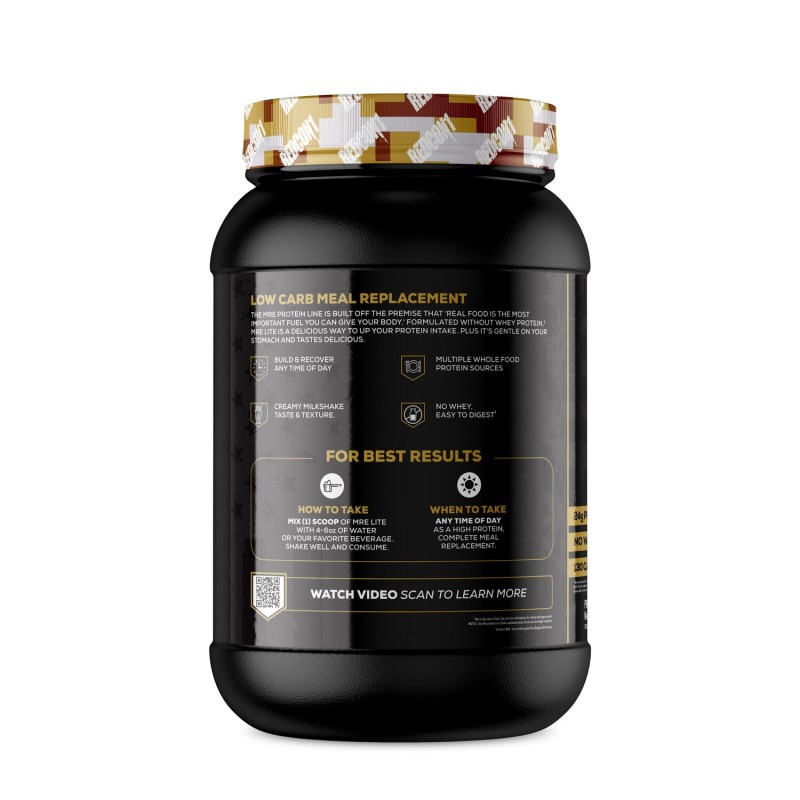 Redcone1 Mre Lite, Proteina De Origine Animala Cu Aroma De Paine Cu Nuci Si Banane, 945 G