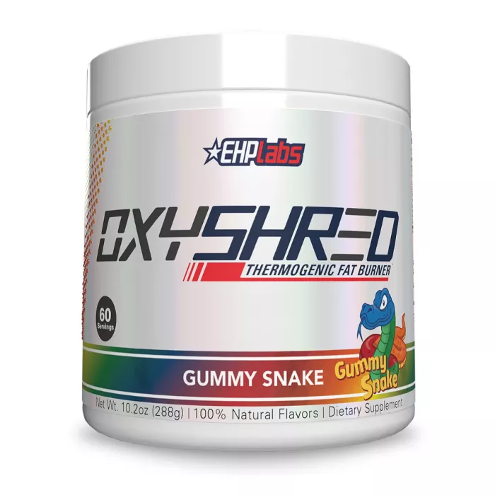 Ehp Labs Oxyshred Oxyshred, Formula Termogenica Pentru Energie Si Arderea Grasimilor Cu Cla, Garcinia Cambogia Cu Aroma De Gummy Worm, 300 G