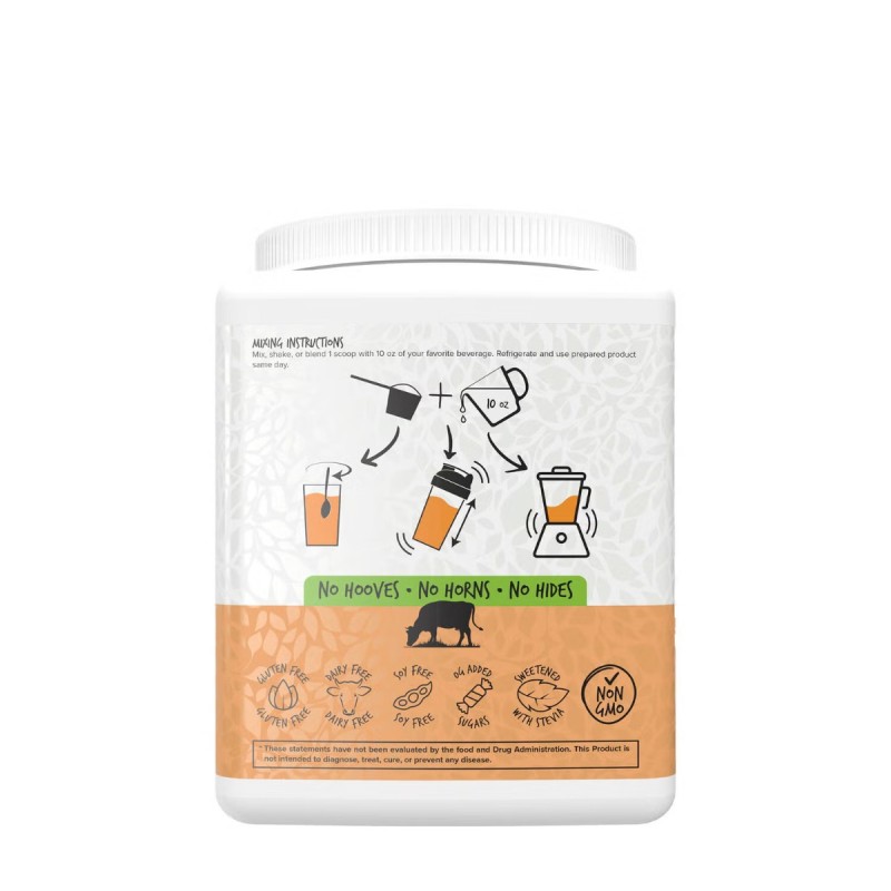 Portions Master Vegan Collagen Builder, Formula Speciala Pentru Productia De Colagen Cu Aroma De Caramel Sarat, 500 G