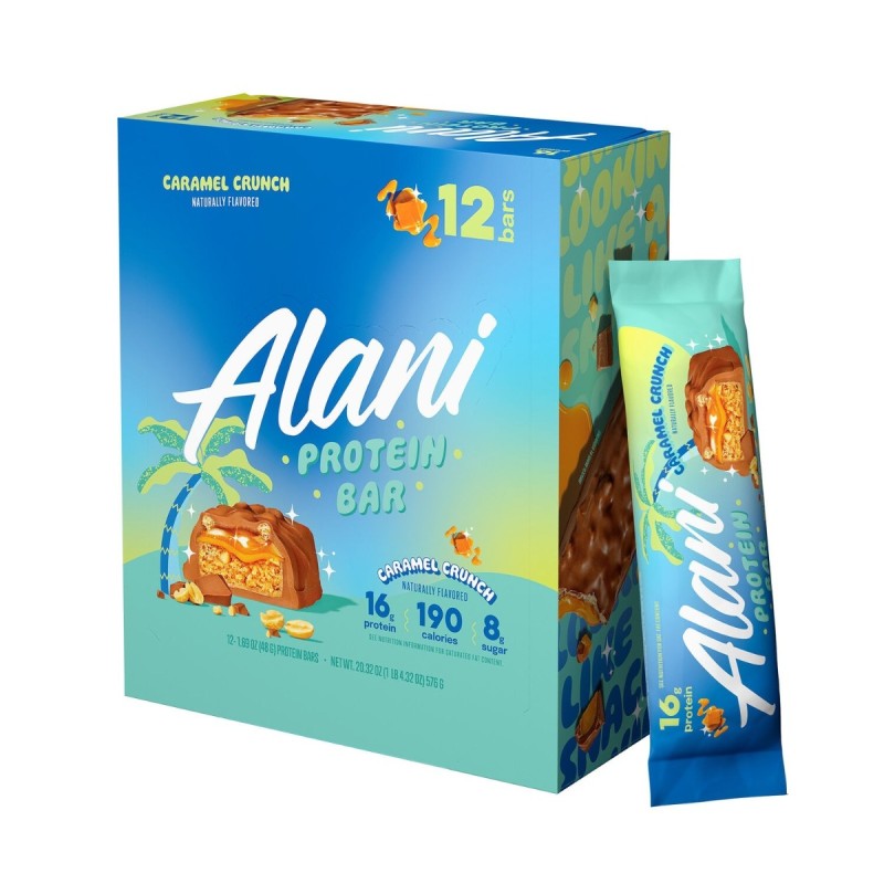 Alani Nu Fit Snacks, Baton Proteic Cu Aroma De Caramel Crocant, 48 G