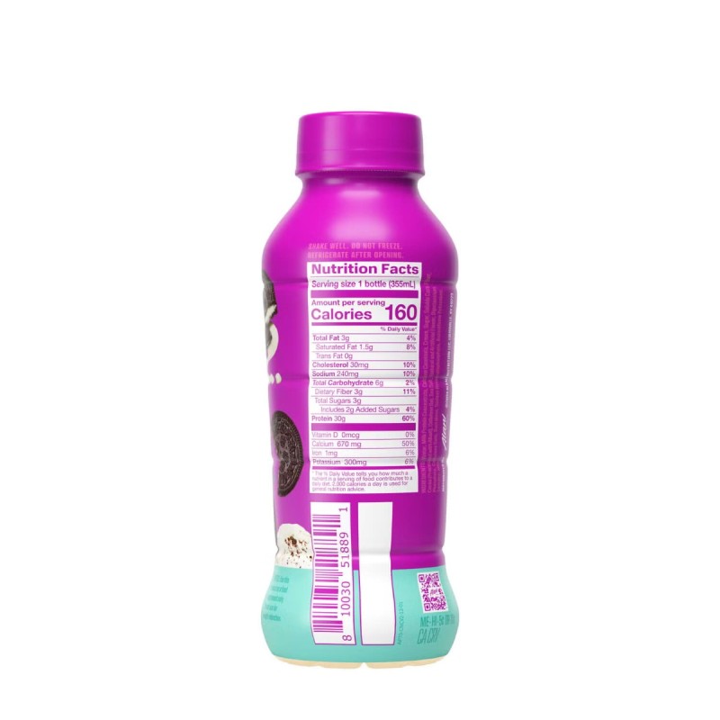 Alani Nu Protein Shake Cookies & Cream Flavor, Shake Proteic Cu Aroma De Biscuiti Si Frisca, 355 Ml
