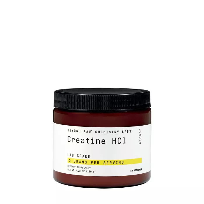 Beyond Raw Chemistry Labs Creatine Hcl, Creatina Hidroclorida, 120 G Beyond Raw Chemistry Labs Creatine Hcl, Creatina Hidroclorida, 120 G